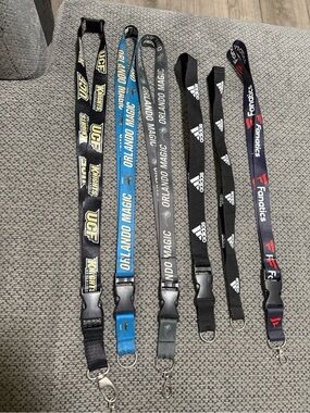 Sports Lanyards Set Of 6